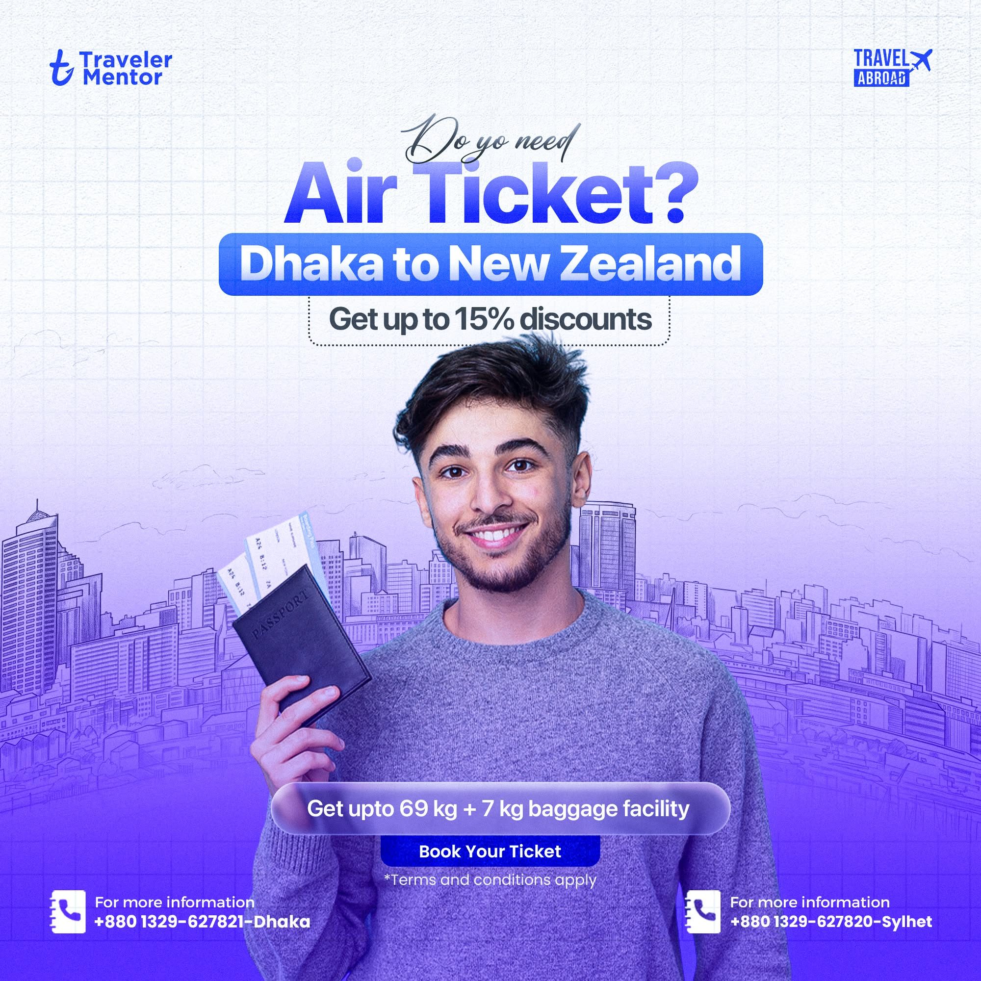 dhaka to new zealand